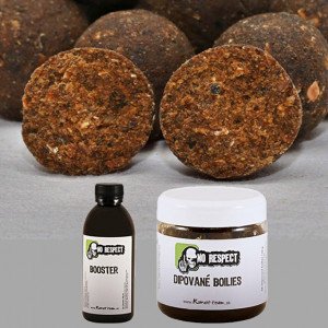 Boilies set Dead Sea | 3 kg boilies + 150 g dipované boilies + 250 ml booster