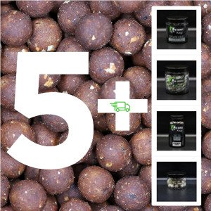 Boilies set Dead Sea | 3 kg boilies + 150 g dipované boilies + 250 ml booster